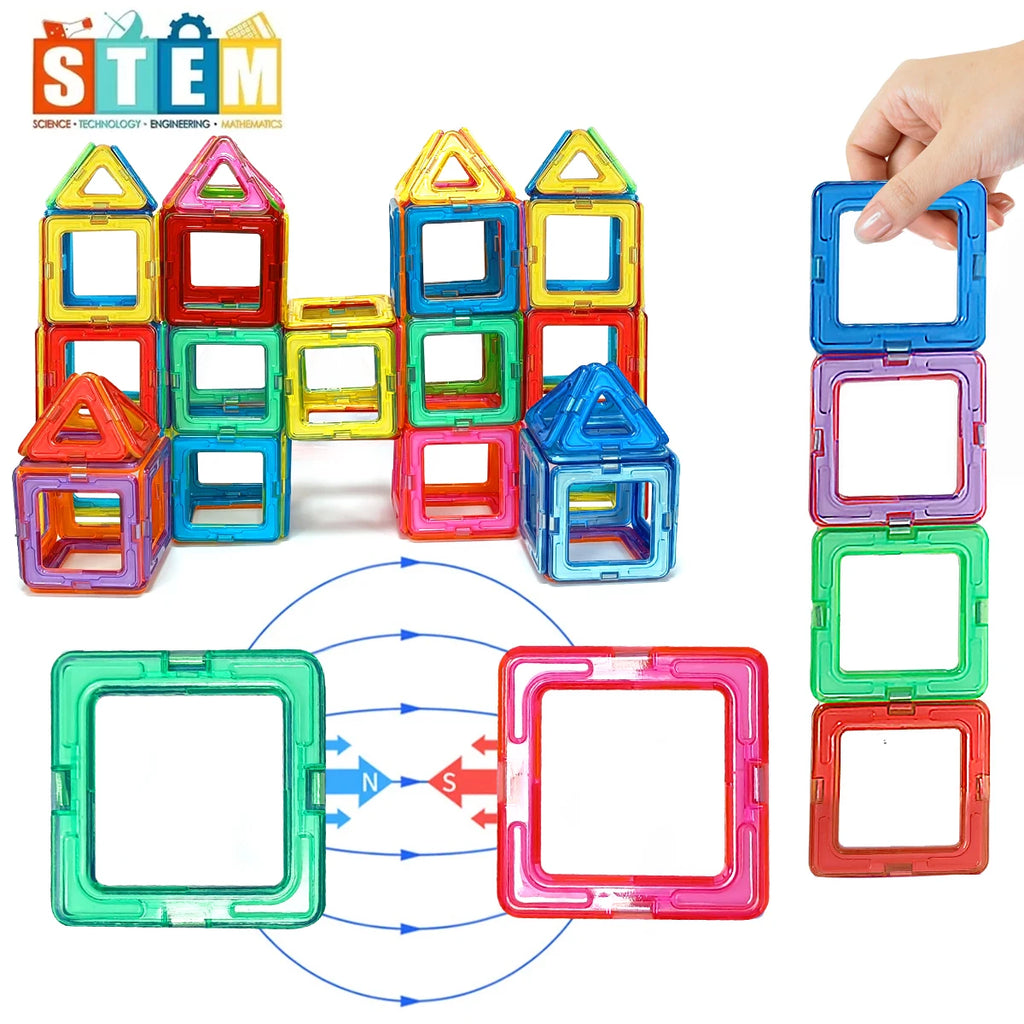Magnetic Building Blocks – STEM Construction & Learning Toy