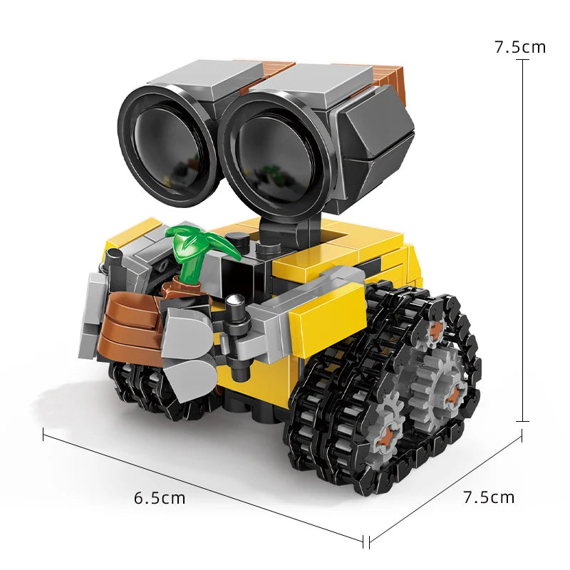 Mini Robot Building Blocks – 217-Piece DIY Model Kit
