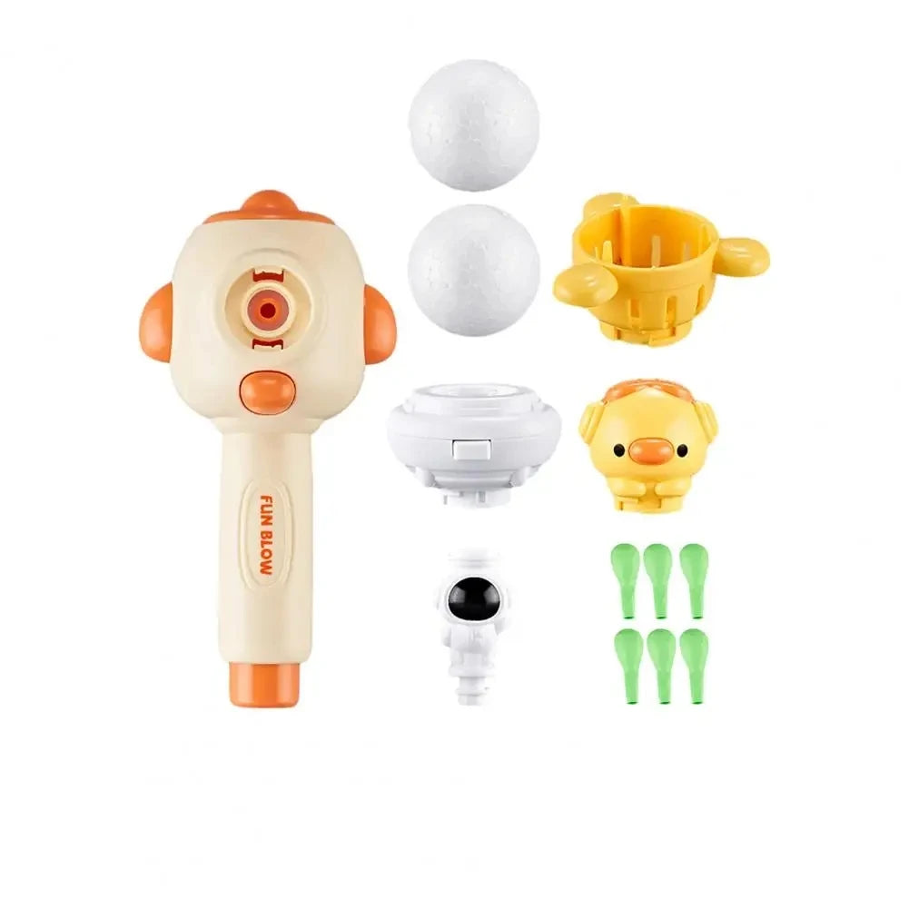 Montessori Sensory Toy 3-in-1 Blowing Floating Ball & Whistle Game
