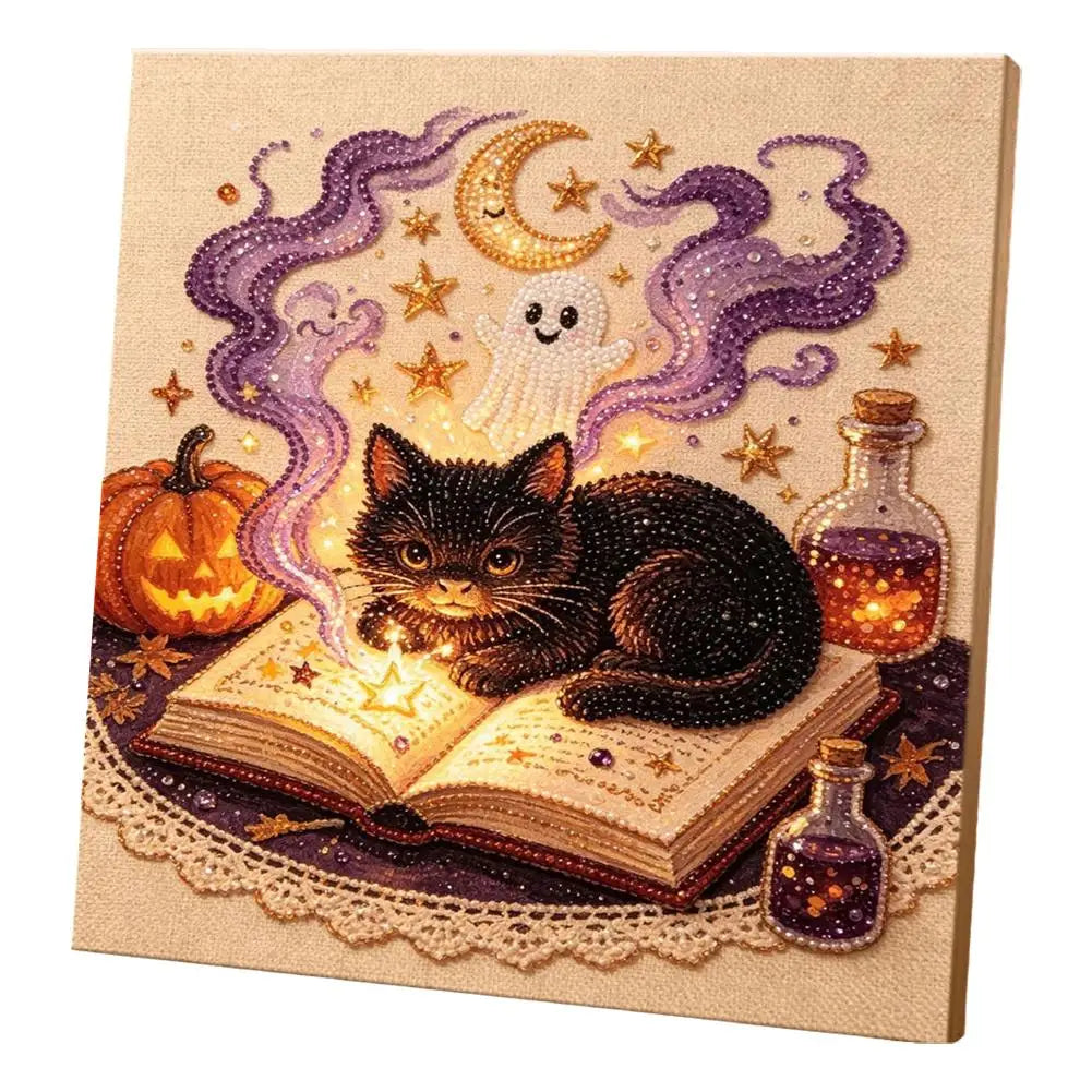 Halloween Diamond Painting Kit DIY Bead Art Craft 20x20cm