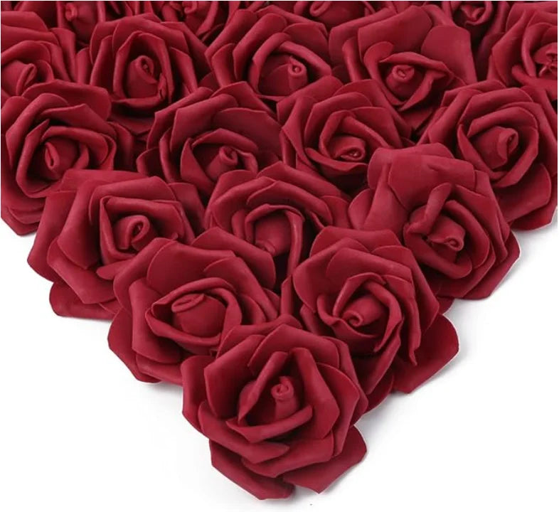 Artificial Rose Flowers – Foam Fake Roses for Home & Wedding Decor