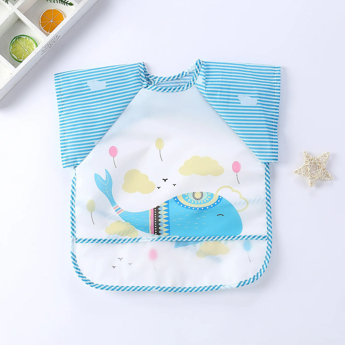 Waterproof Baby Bib Long Sleeve