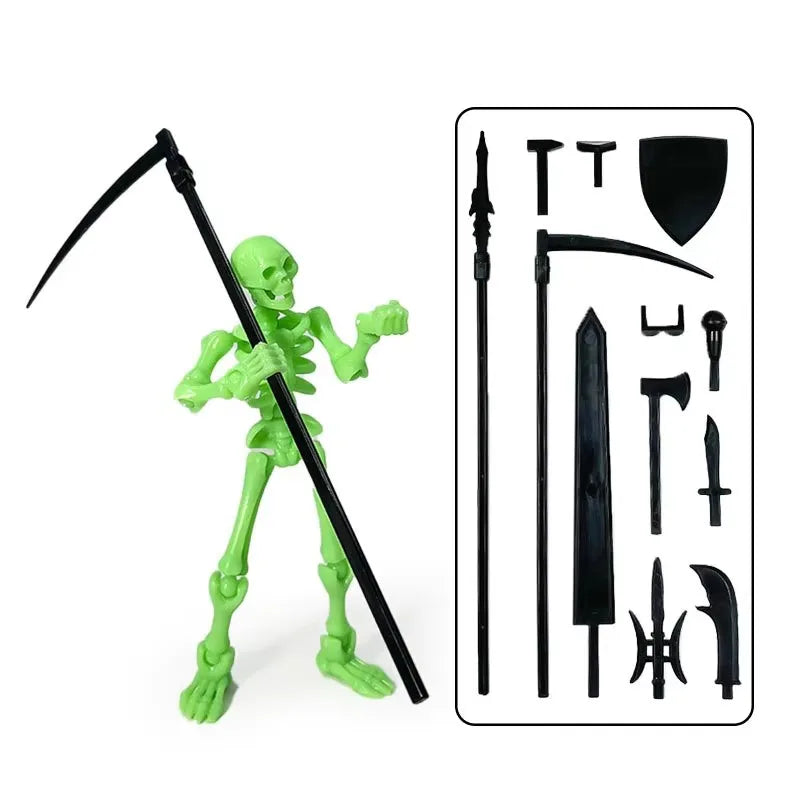 Movable Skeleton Action Figure – Halloween Collectible