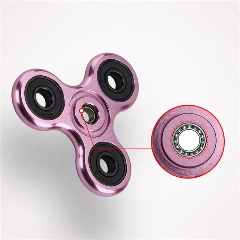 Aluminum Alloy Fidget Spinner with R188 Bearing