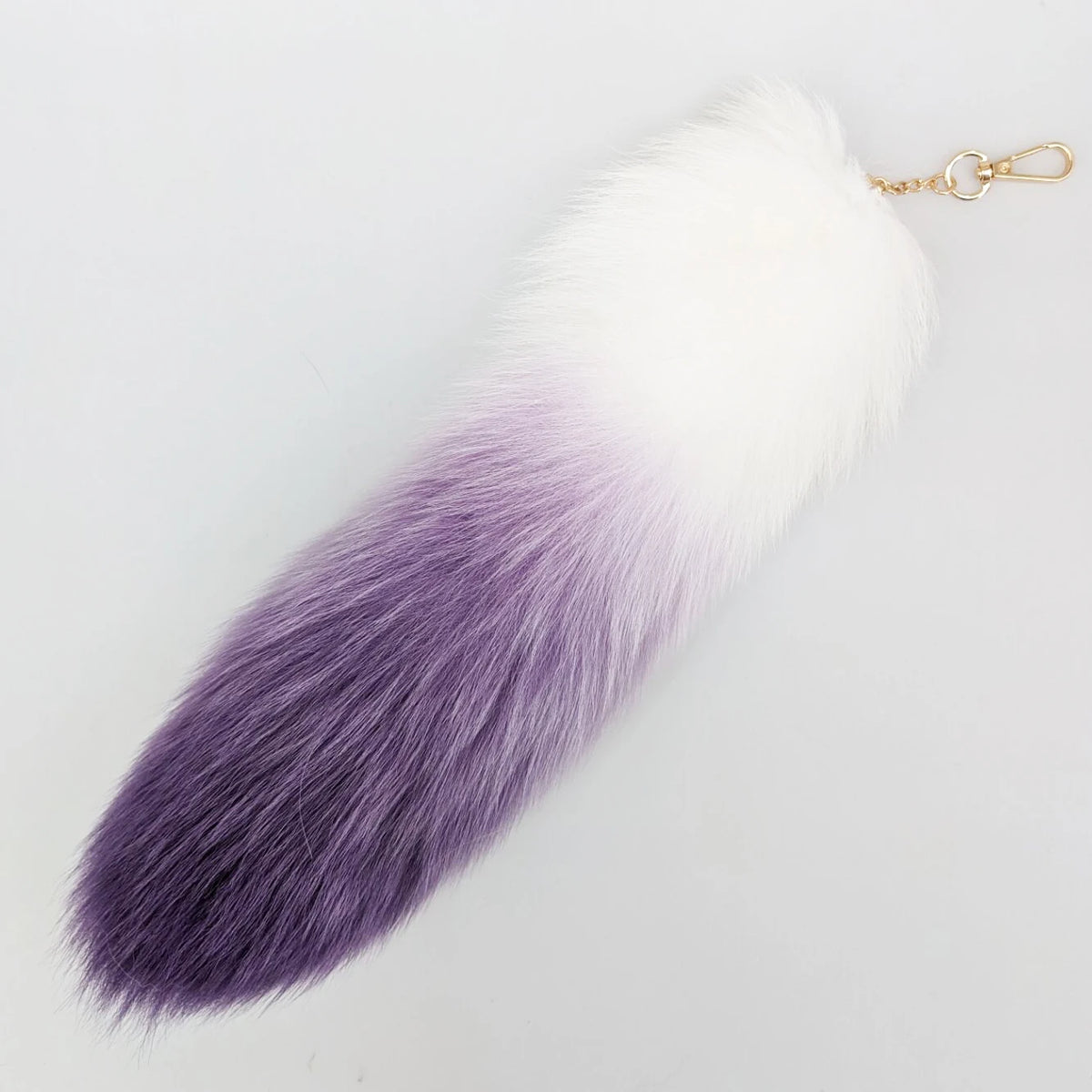 Fox Tail Keychain for Women Furry Y2K Car Accessory