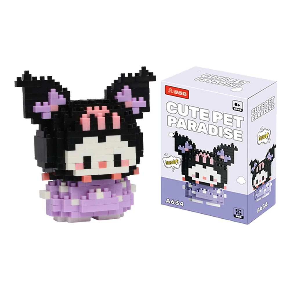 Cartoon Building Blocks – Mini ABS Assembly Brick Set