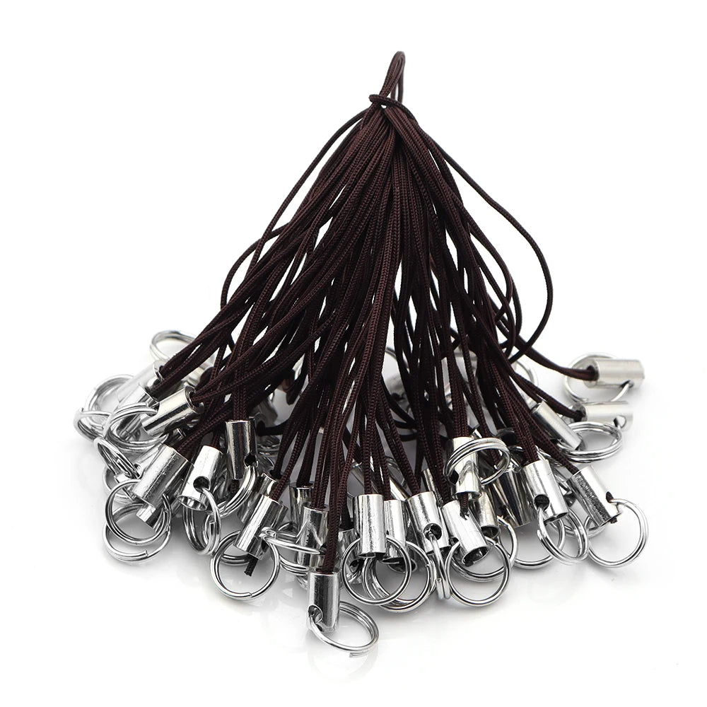 Wrist Lanyard, 50pcs Short Phone Strap for Keys, USB & ID Badges
