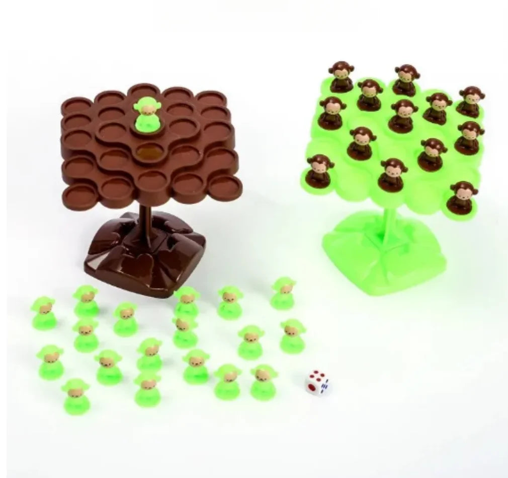 Monkey Balance Game Tree Board Toy for Kids