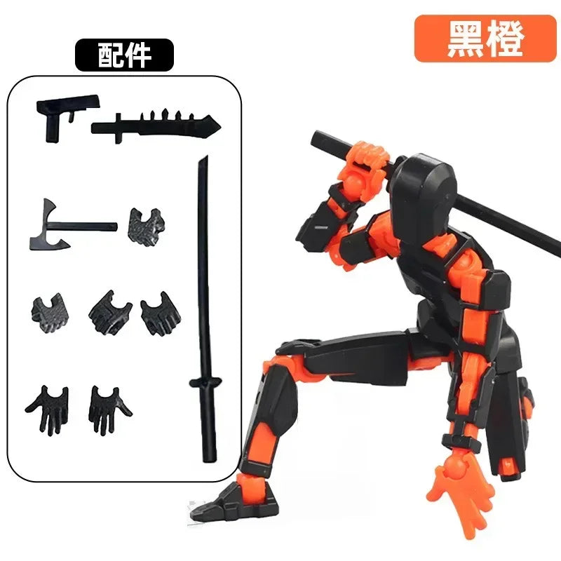Movable Robot Action Figure – Multi-Jointed 14CM Model