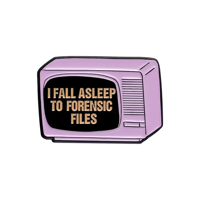 Retro TV Collected Enamel Pins Custom Horror Anime Movie Metal Brooch Lapel Badge Clothes Backpack Halloween Punk Jewelry Gift