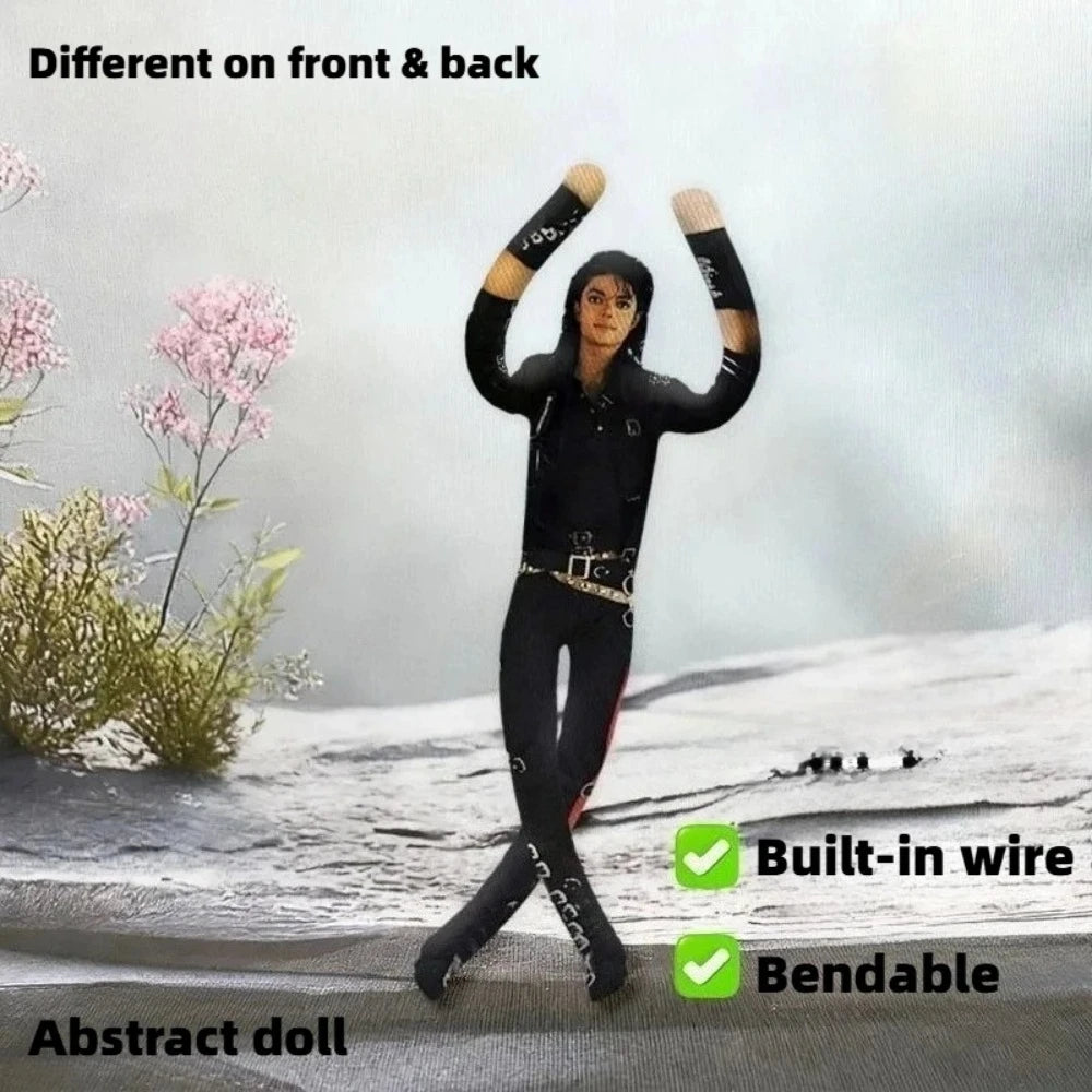 Poseable Plush Doll Movable Joint Collectible Figure for Display