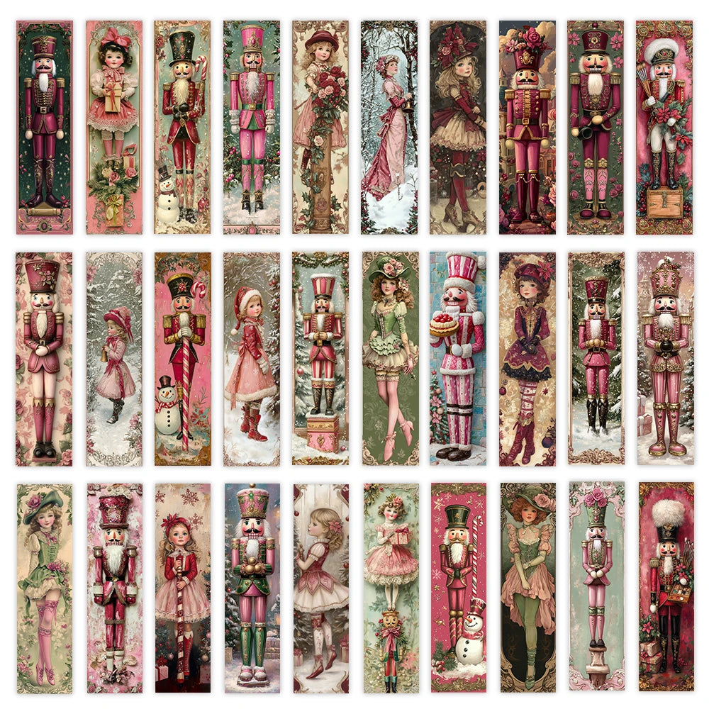 Decorative Bookmarks 32pcs Walnut Reading Bookmarks Set