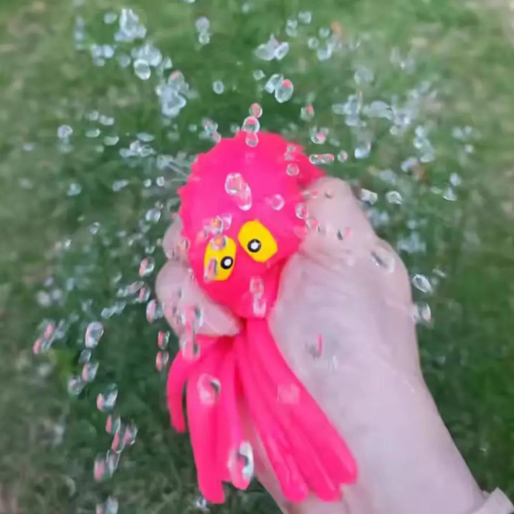 Octopus Bath Toy – Squeeze Water Toy for Kids