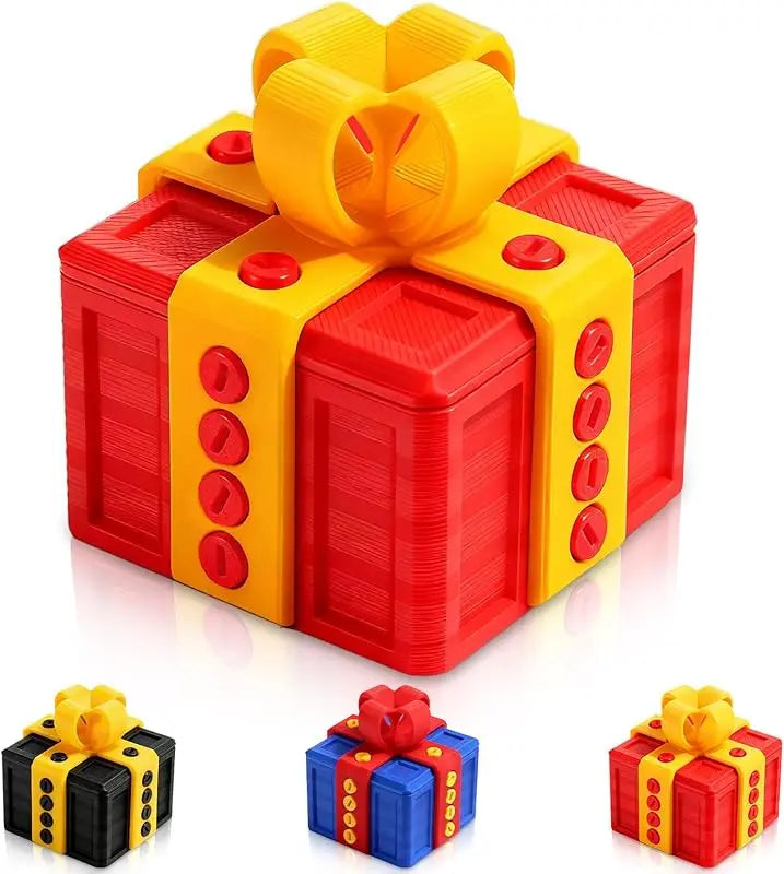 Screw Puzzle Gift Box, 3.15 Inch Money Puzzle Box for Holidays