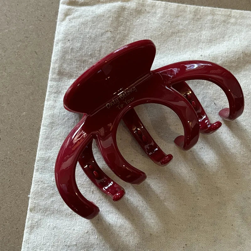 Large Hair Claw Clip – Geometric Shark Grip Hair Accessory