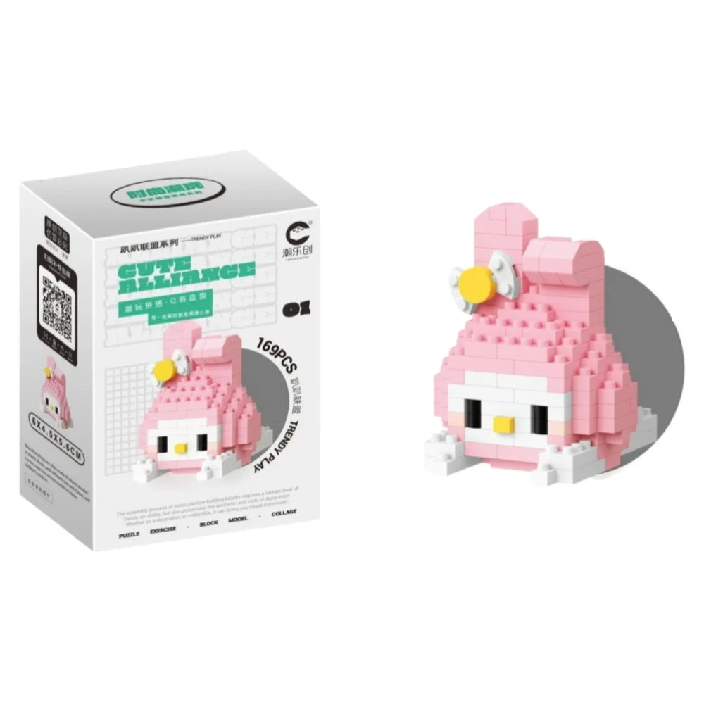 Cartoon Building Blocks – Mini ABS Assembly Brick Set