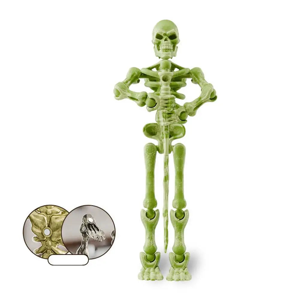 Magnetic Skeleton Toy – Posable Halloween Assembly Figure