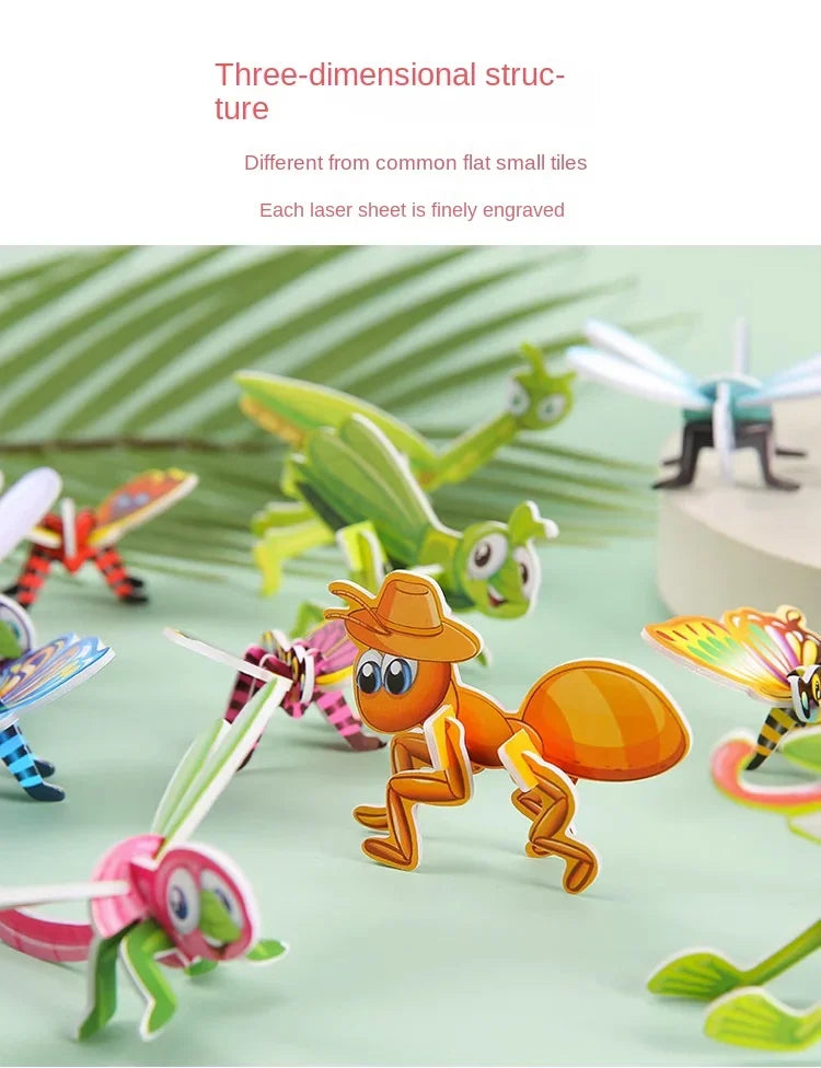 Mushroom Peg Puzzle for Kids – 3D Educational Learning Toy