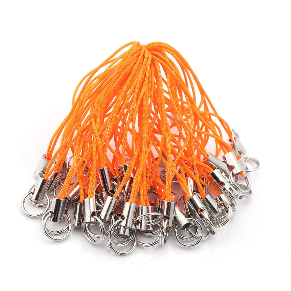 Wrist Lanyard, 50pcs Short Phone Strap for Keys, USB & ID Badges