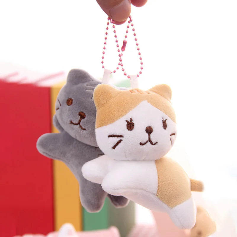 Cat Plush Toy – Cute Soft Kitten Doll & Backpack Pendant