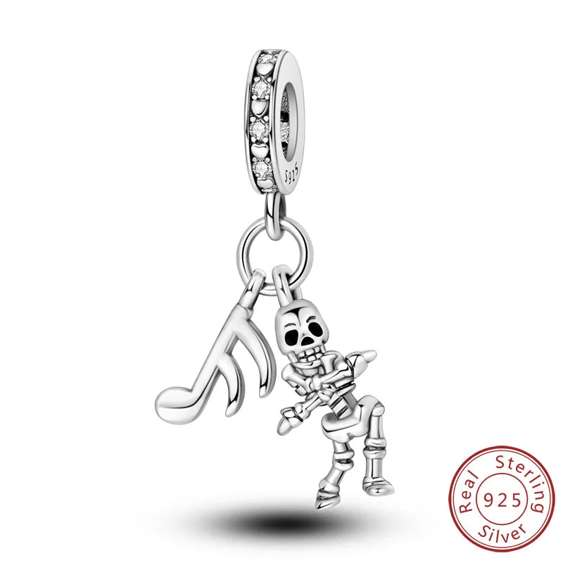 Halloween Charm Pendant Pumpkin Witch Bead Bracelet Jewelry