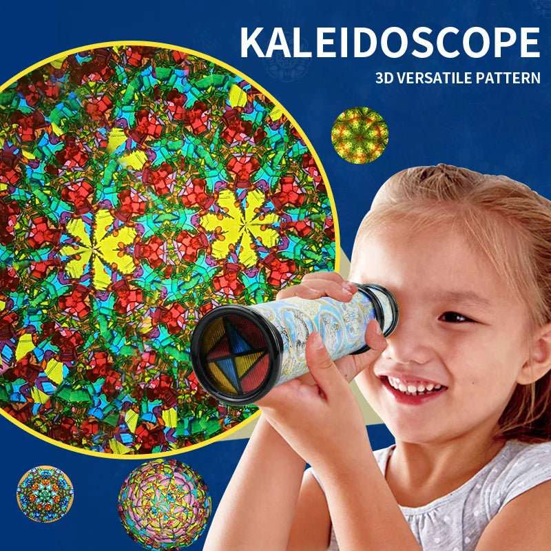 Kids Kaleidoscope – Rotating Optical Toy for Creative Visual Play