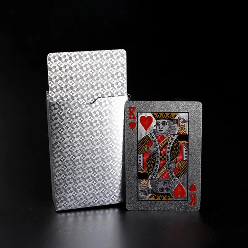 Waterproof Playing Cards – Black Gold Deck for Games & Gifting