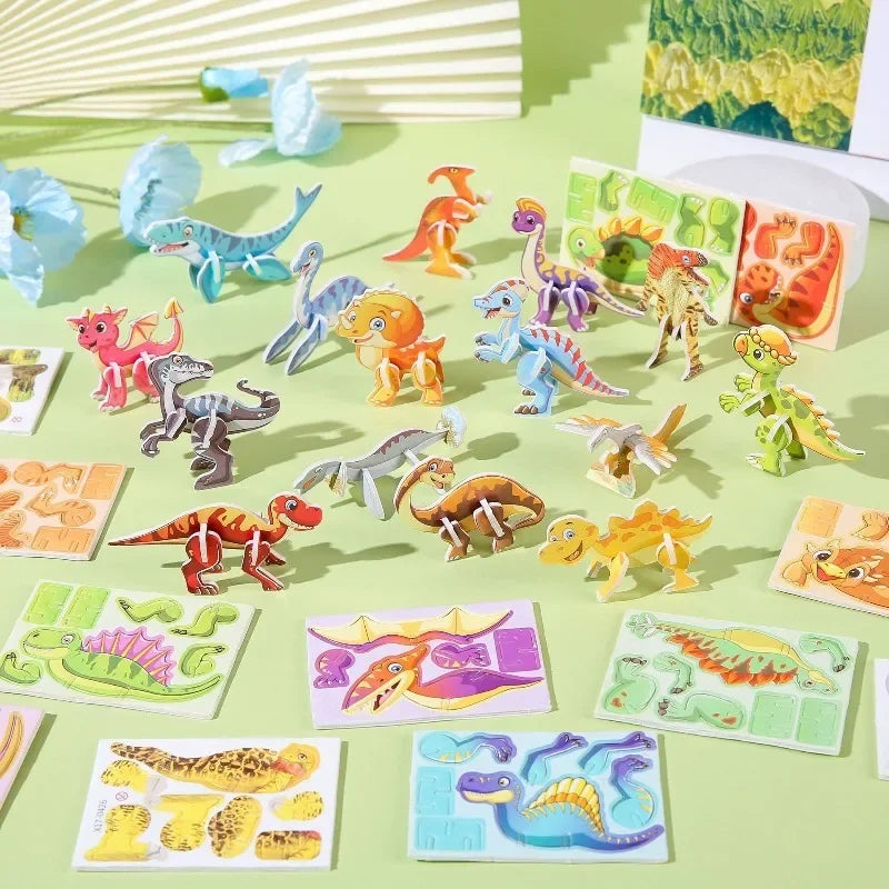 3D Paper Puzzle – DIY Animal & Model Craft Kit