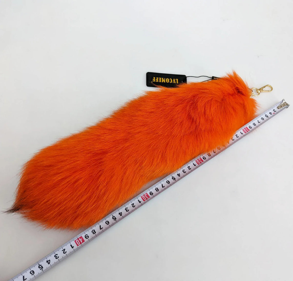 Fox Tail Keychain for Women Furry Y2K Car Accessory