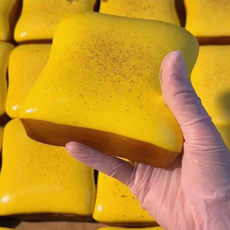 Slow Rising Squishy Toy – Soft Butter Toast Stress Relief Squeeze