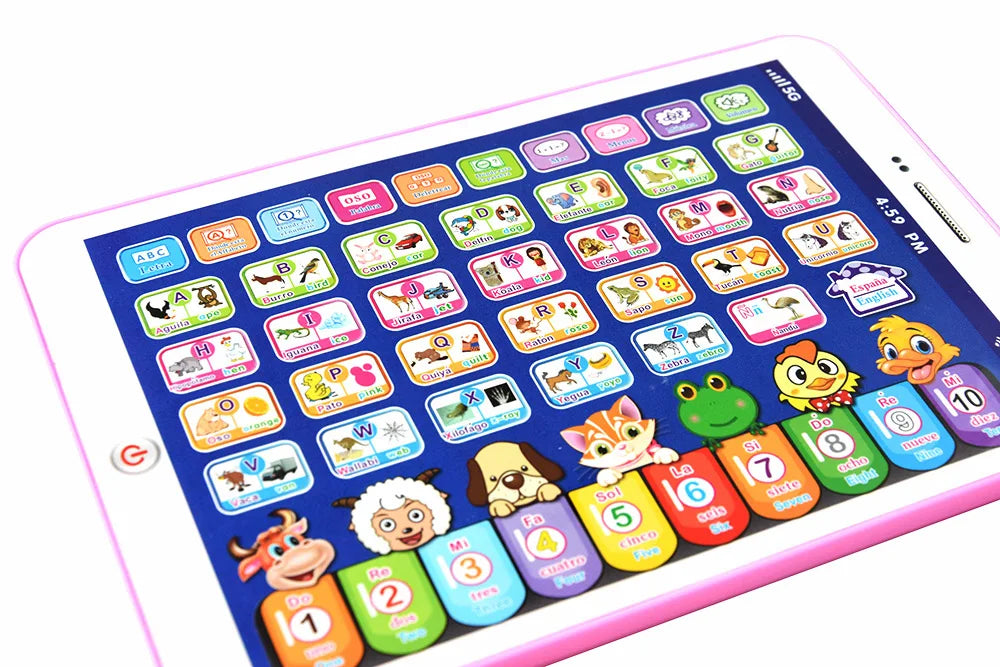 Spanish Learning Tablet for Kids – Interactive Educational Toy