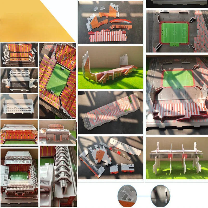 3D Stadium Puzzle – Paper Football Model for Fans
