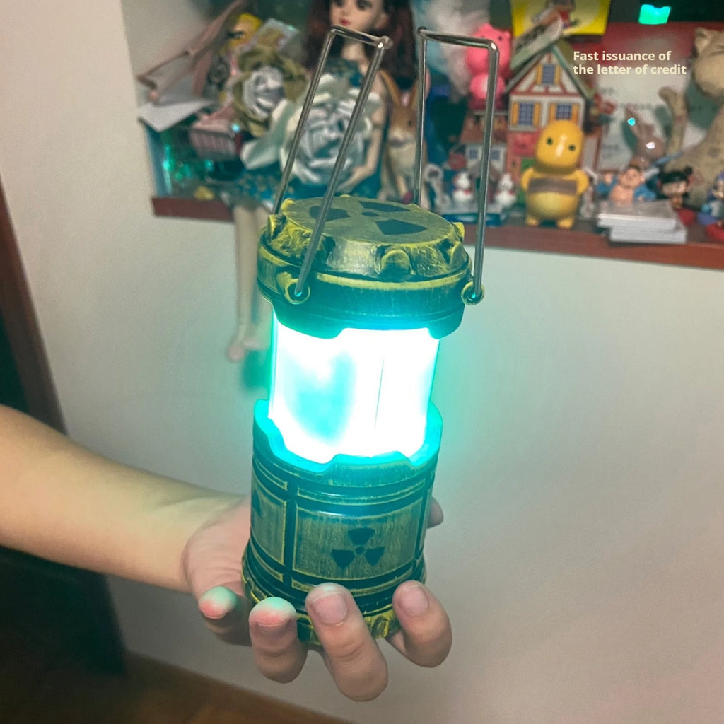 Nuclear Reactor Lantern, Mini Novelty Night Lamp for Halloween Decor
