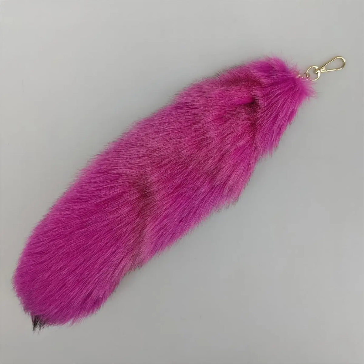 Fox Tail Keychain for Women Furry Y2K Car Accessory