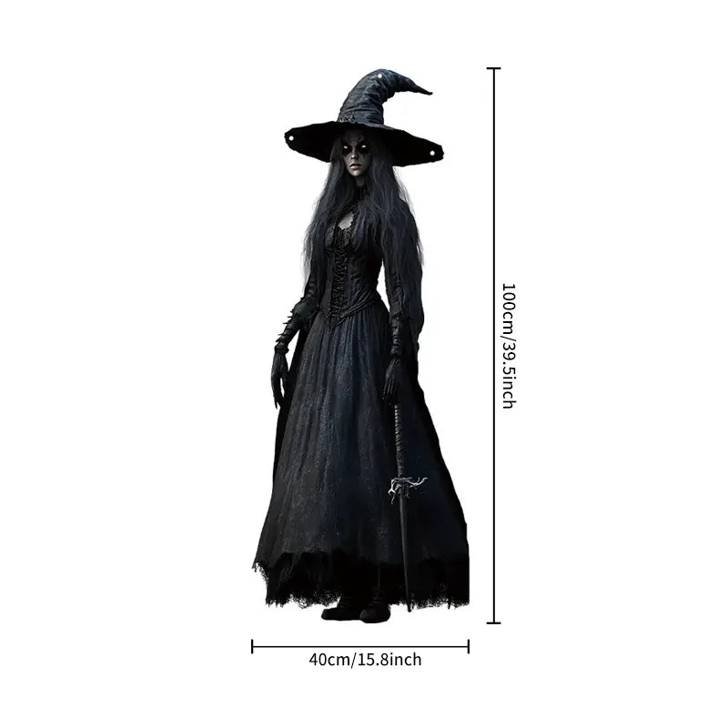Halloween Skull Bride Flag, Horror Party Decor for Indoor & Outdoor