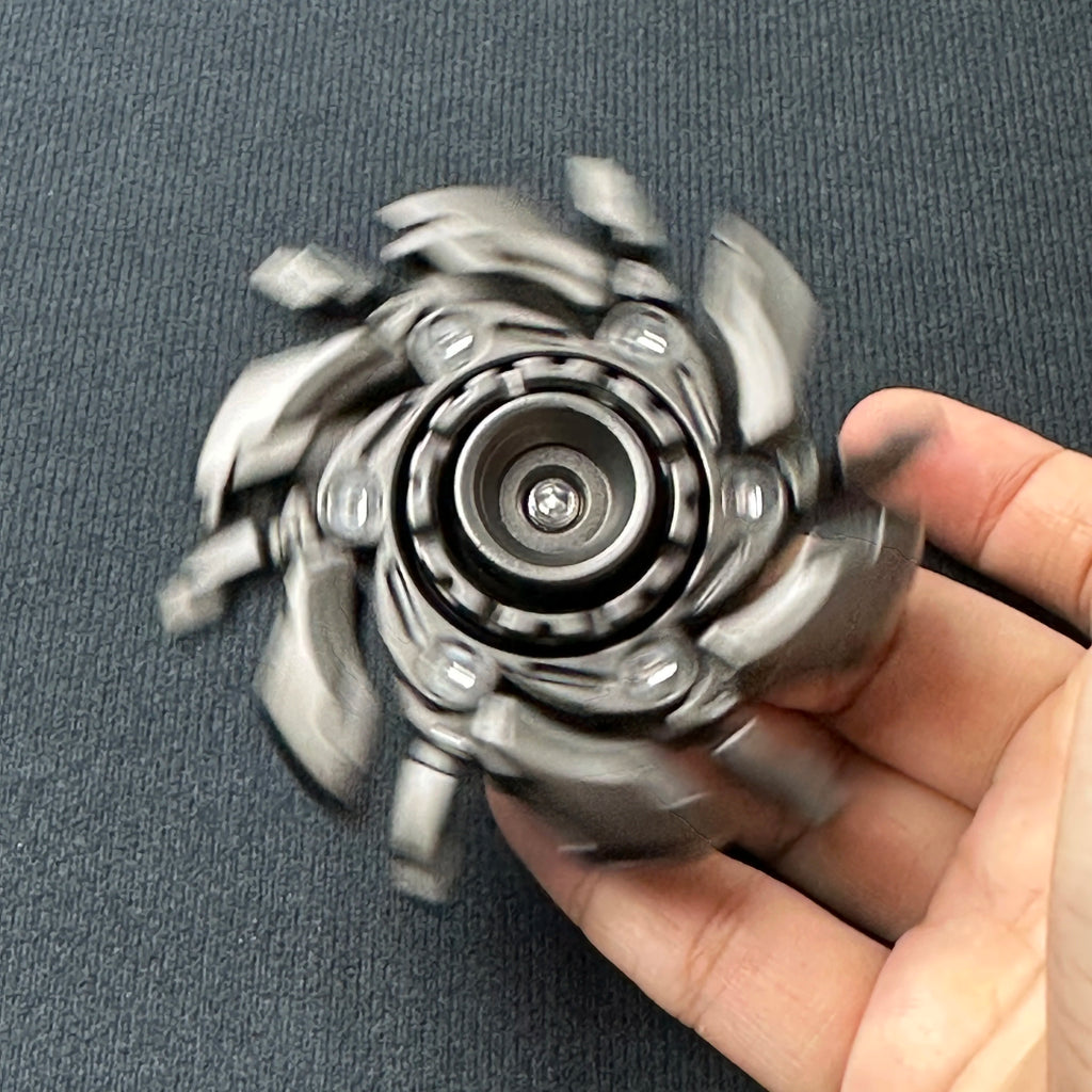 Metal Fidget Slider, EDC Spinning Top Stress Relief Toy for Adults
