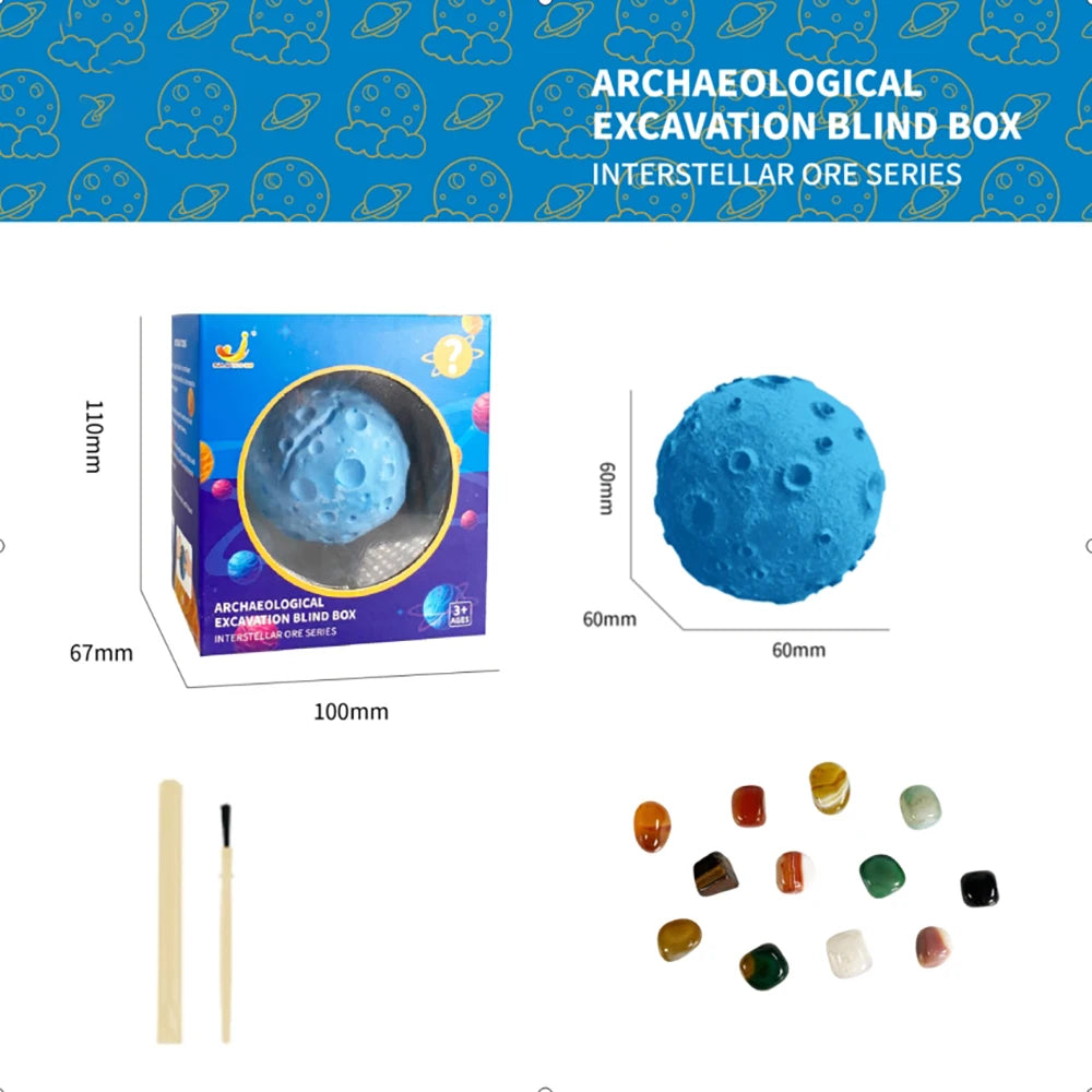 Planet Dig Kit | Solar System Mining & Science Exploration Toy