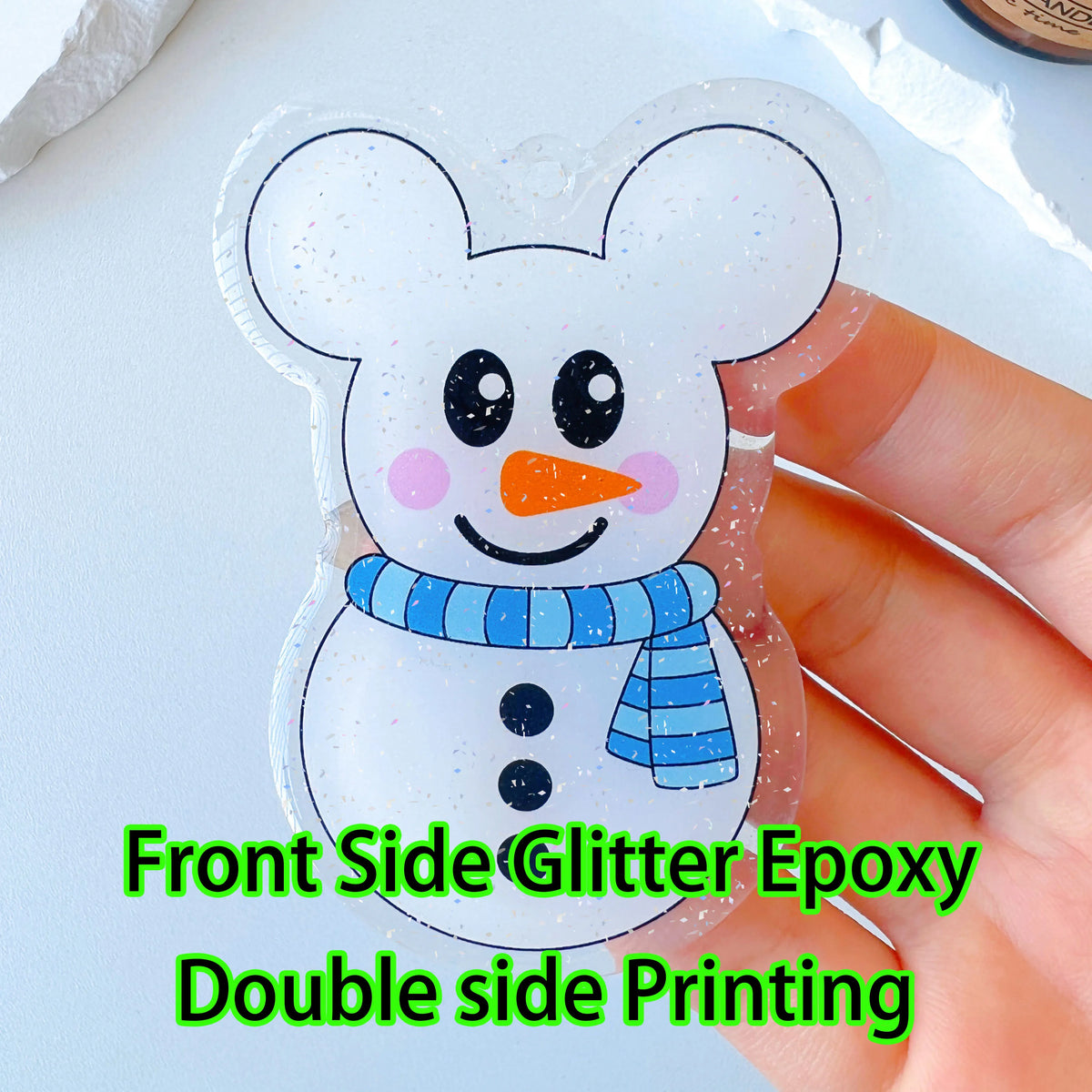 Custom Pet Acrylic Keychain – Personalized Photo & Name Charm