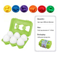 Montessori Egg Puzzle – Shape & Color Matching Toy for Kids