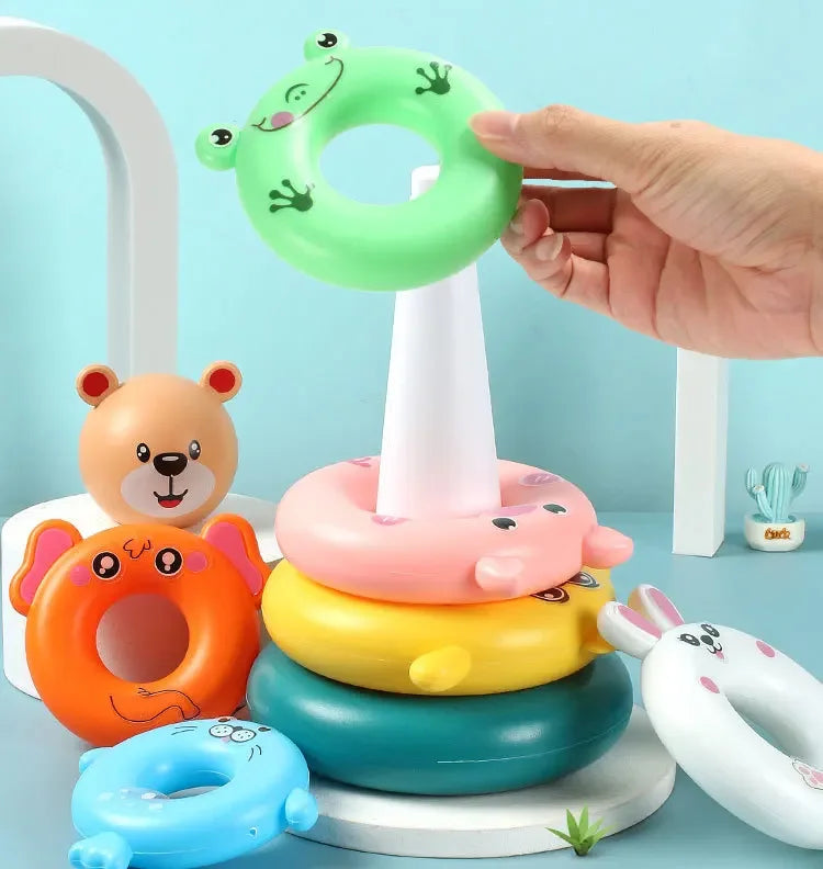 Stacking Cups for Babies – Rainbow Montessori Nesting Toy