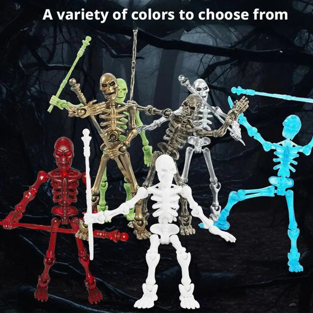 Magnetic Skeleton Toy – Posable Halloween Assembly Figure