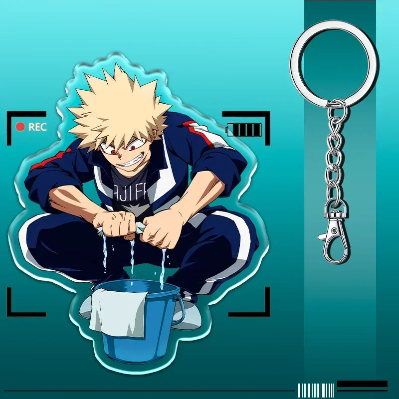 Anime Acrylic Keychain 12cm Backpack Charm Pendant