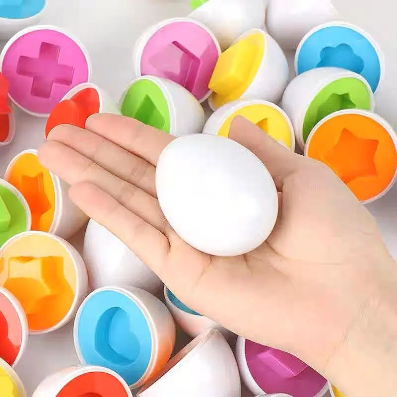 Montessori Games Baby Toy Smart Egg Shape Match Puzzle For Kids  Baby Development Toy Educational Toy For Children 1 2 3 4 Year
