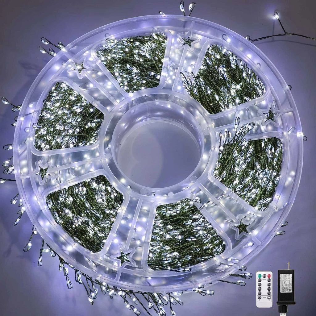 LED Firecracker String Lights – 30M–75M Remote Control Decor