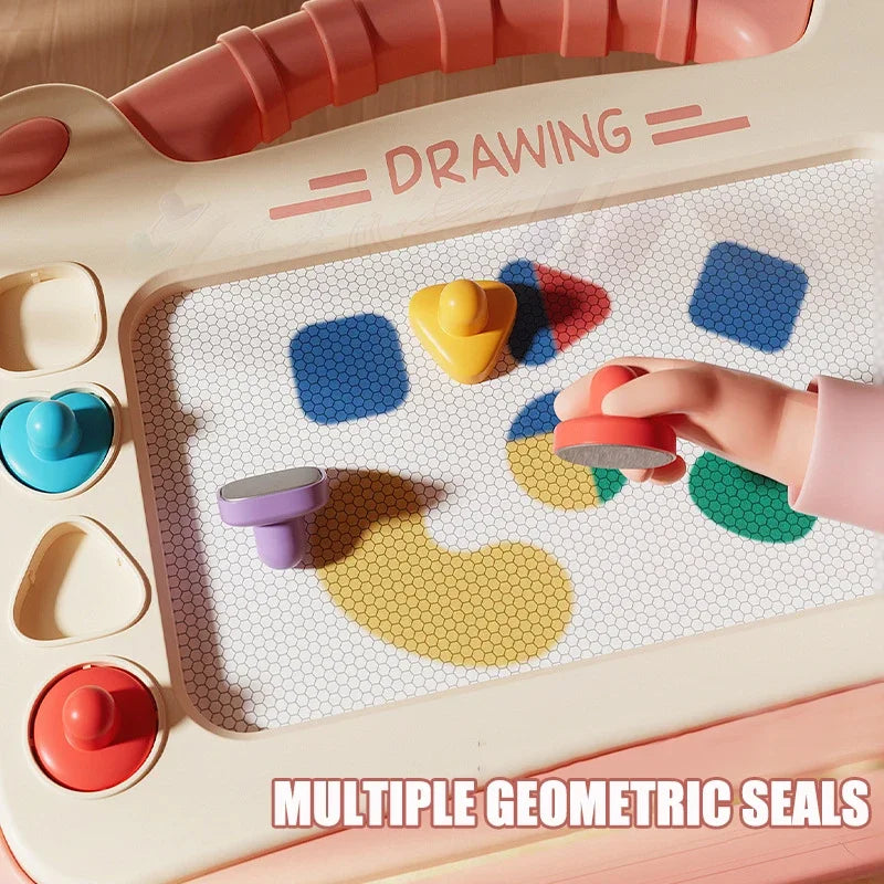 Magnetic Drawing Board for Kids – Reusable Writing & Doodle Toy