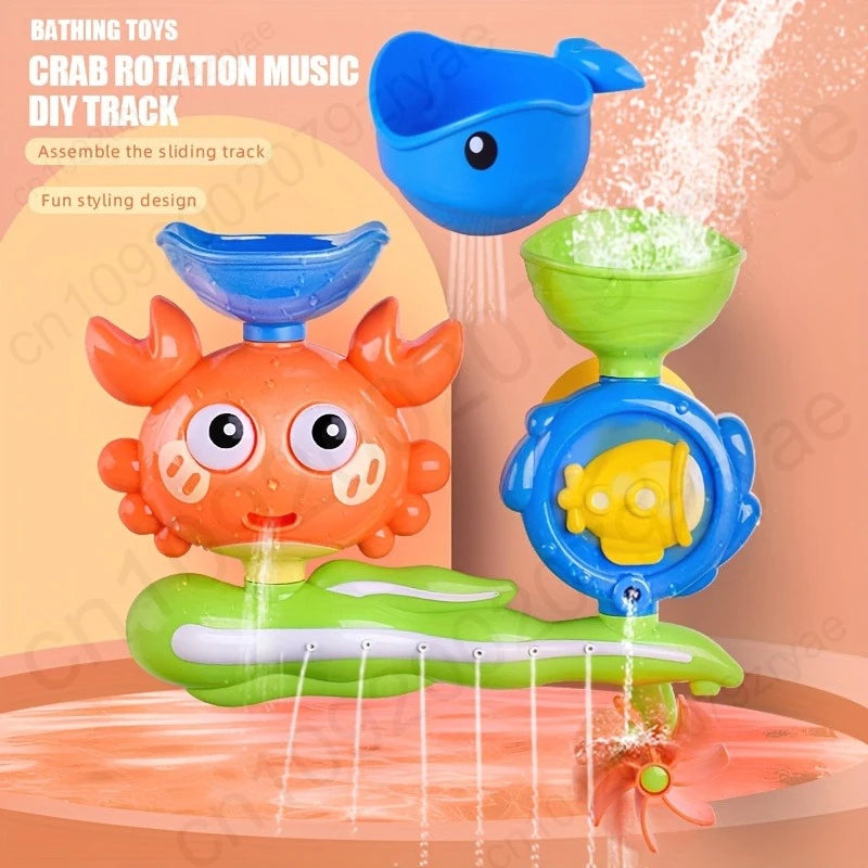Interactive Suction Cup Bath Toy Set for Toddlers
