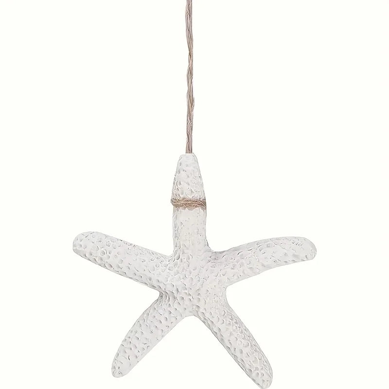Resin Starfish Decorations, 20pcs Coastal Craft Decor for Parties