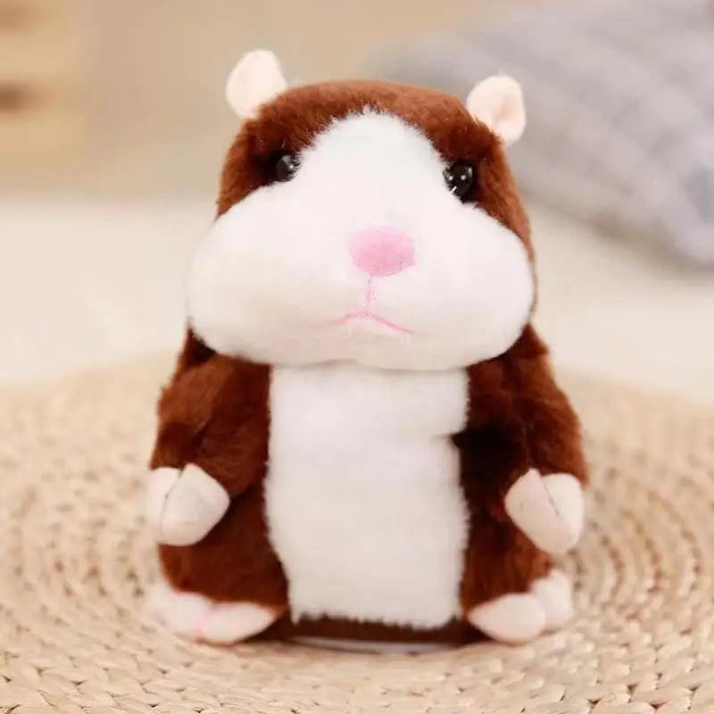 Talking Hamster Plush Toy – Interactive Sound Animal Toy for Kids