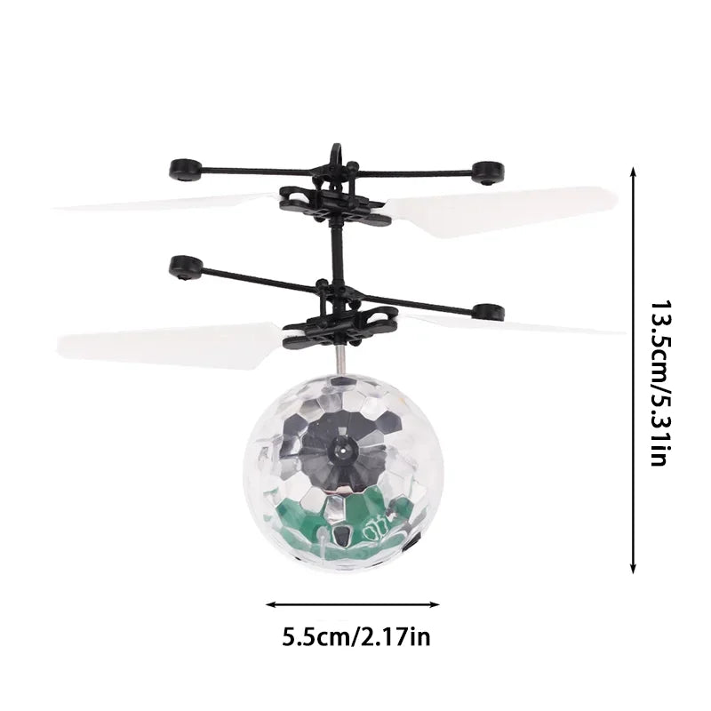 RC Flying Ball Toy with LED Lights