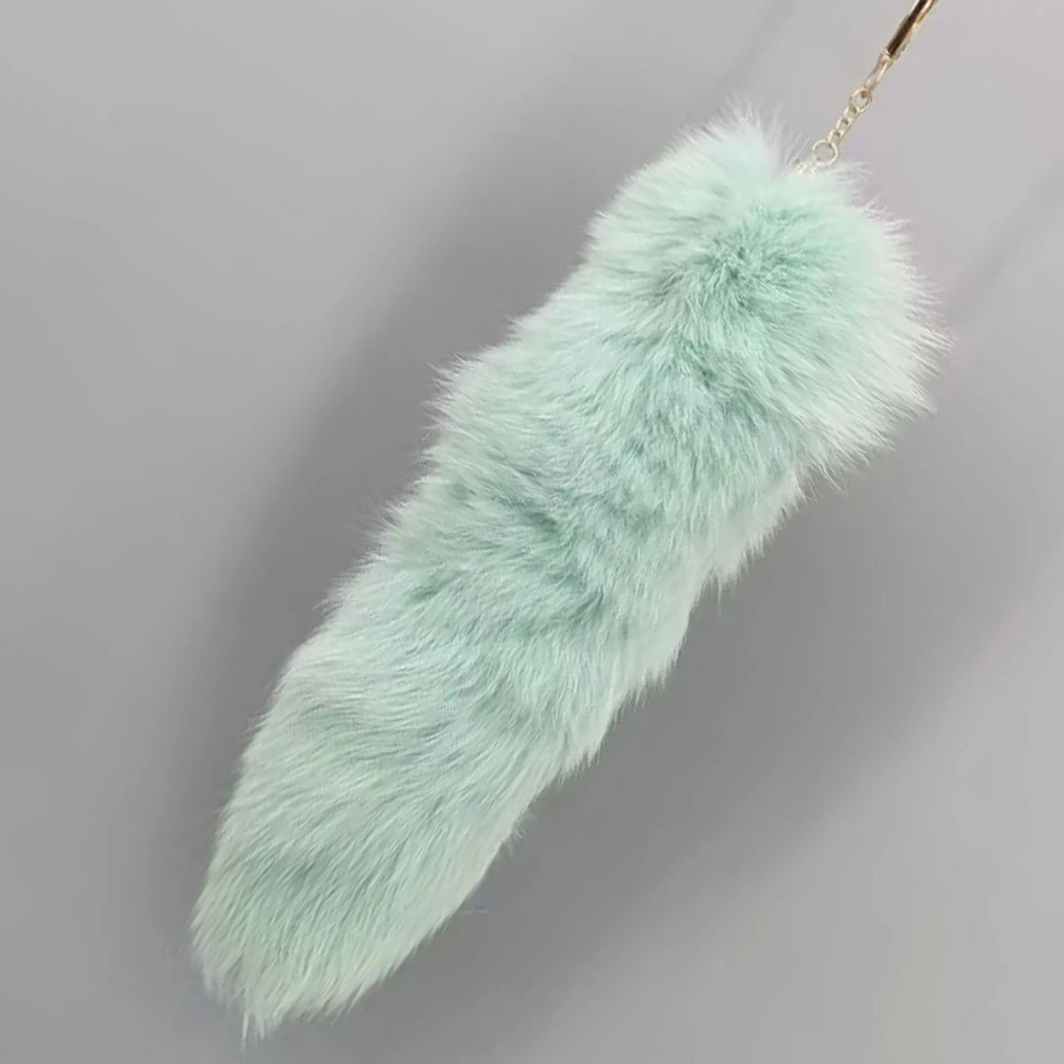 Fox Tail Keychain for Women Furry Y2K Car Accessory